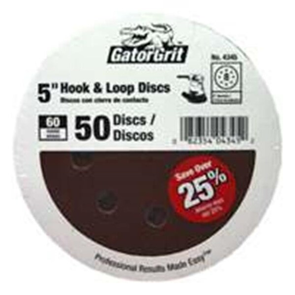 Gator Finishing Ali Industries 4345 Gator 5 In. 8 Hole H Loop No. 60 7186794 - main